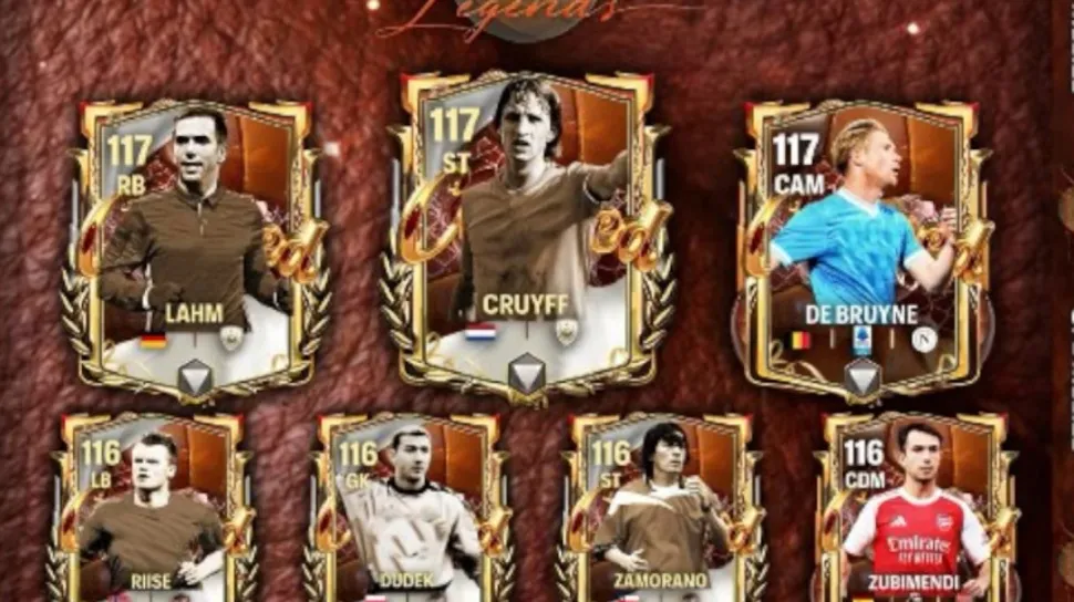Event Captain Legends FC Mobile: Hadiah Menarik dan Pemain OVR 117 Siap Berkeliaran