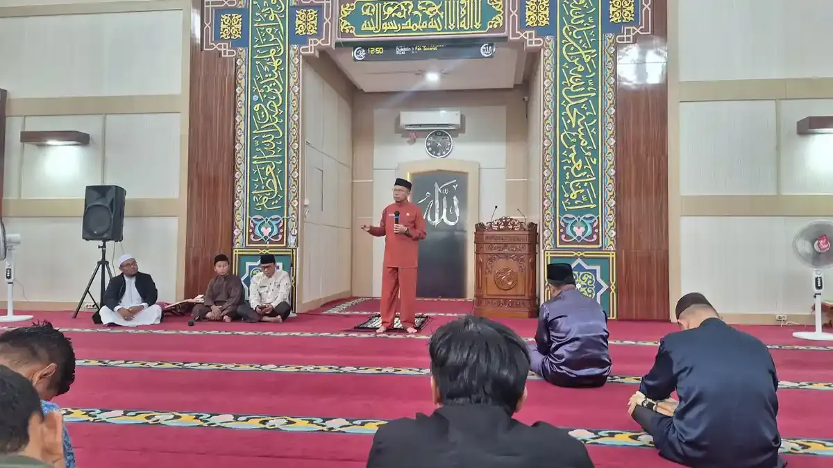 ASN Bangka Tengah Ikuti Pembinaan Spiritual Selama Ramadan