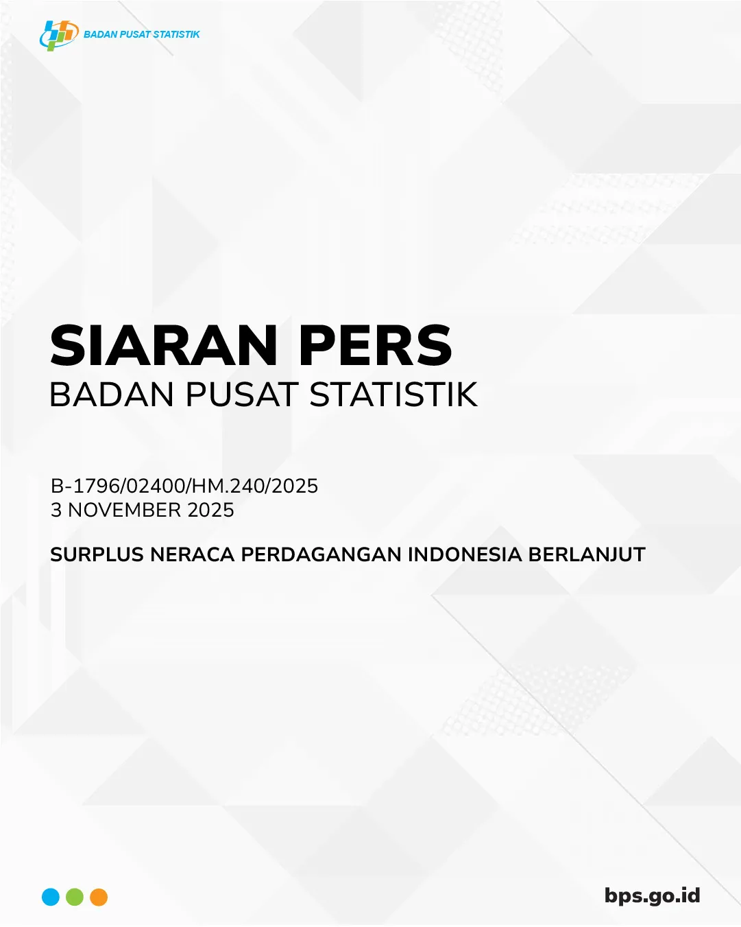 Surplus Neraca Perdagangan Indonesia Terus Berlanjut di 2025