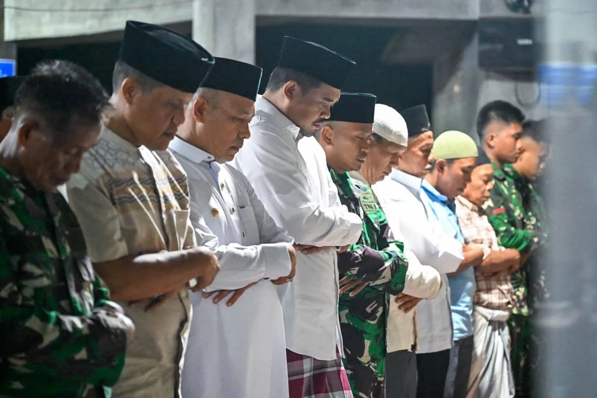 Gubernur Sumut Awali Ramadan di Tapteng, Target Zero Pengungsi Belum Tercapai