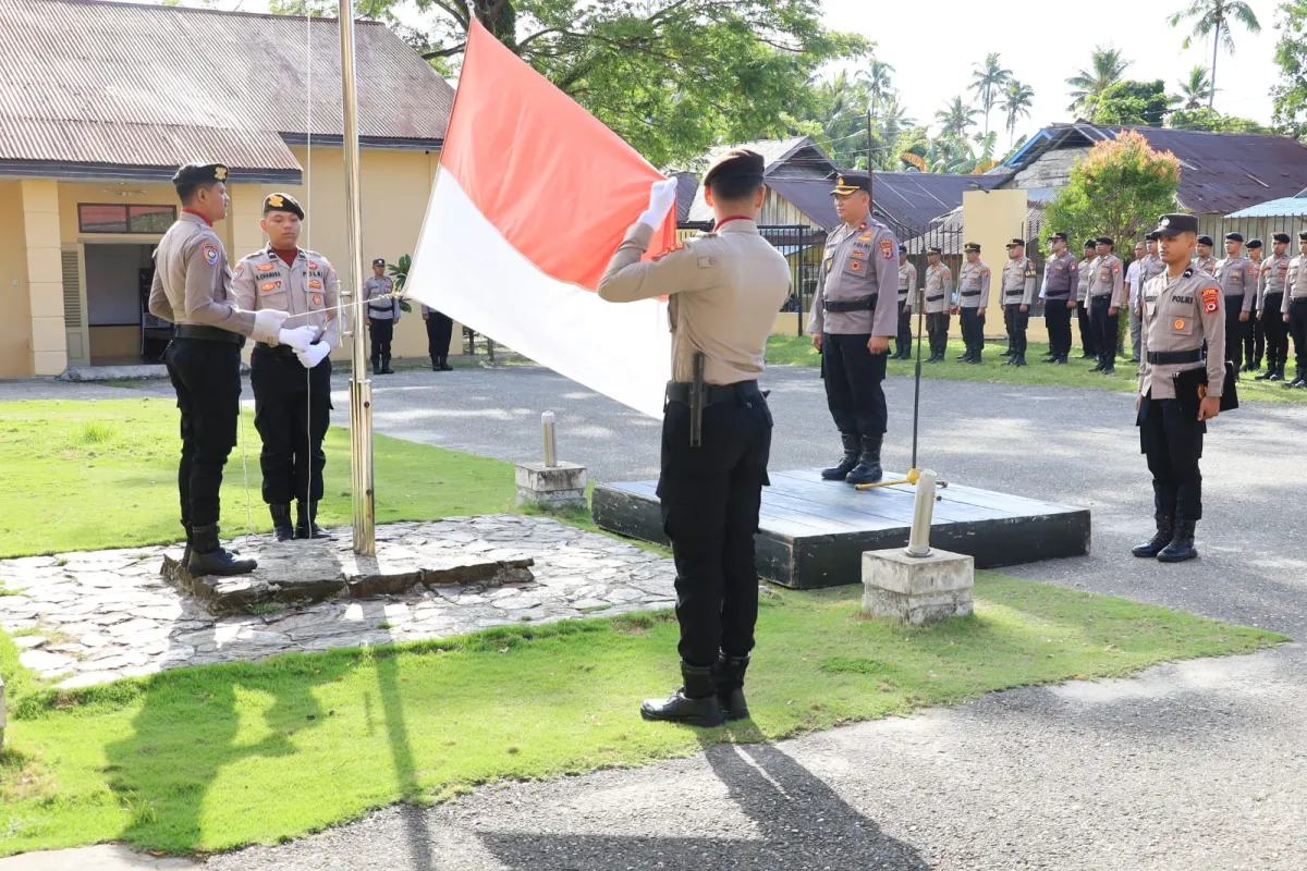 Polres Buru Selatan Gelar Upacara Peringatan Hari Kesadaran Nasional 2026