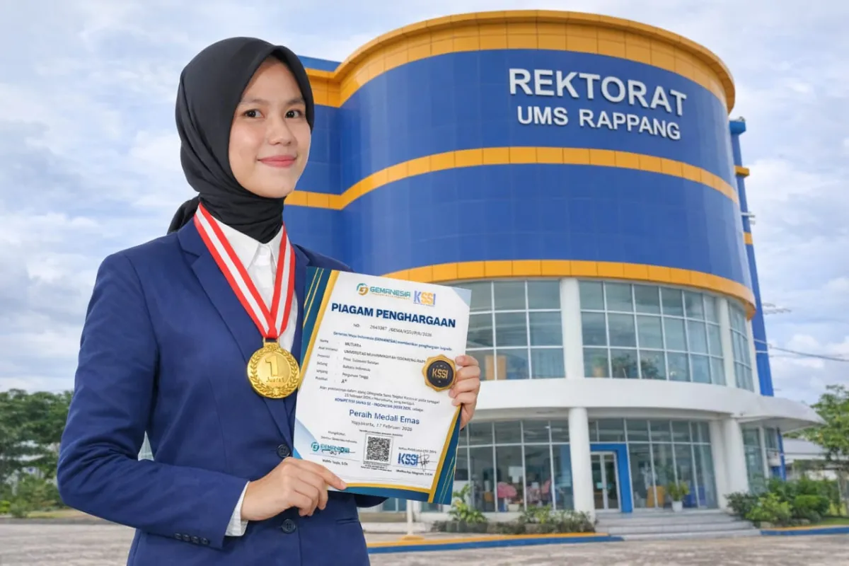 Mahasiswi PPG UMS Rappang Sabet Dua Medali Emas di Olimpiade Nasional 2026