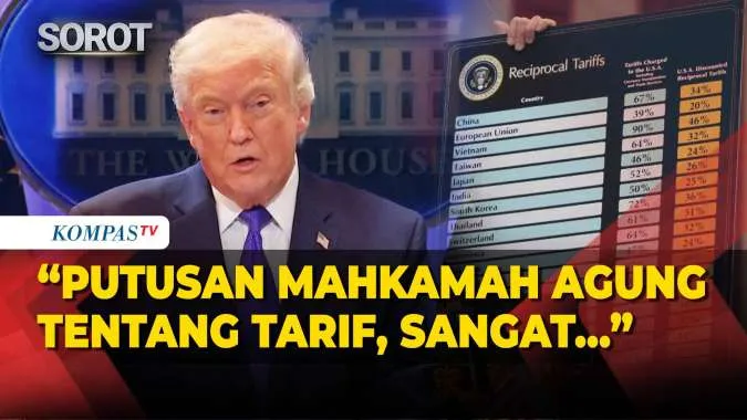 Trump Kecewa atas Pembatalan Tarif Global oleh Mahkamah Agung AS