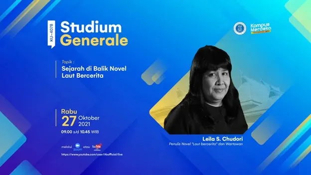 Leila Chudori Bahas Inspirasi dan Penghargaan Novel 'Laut Bercerita'