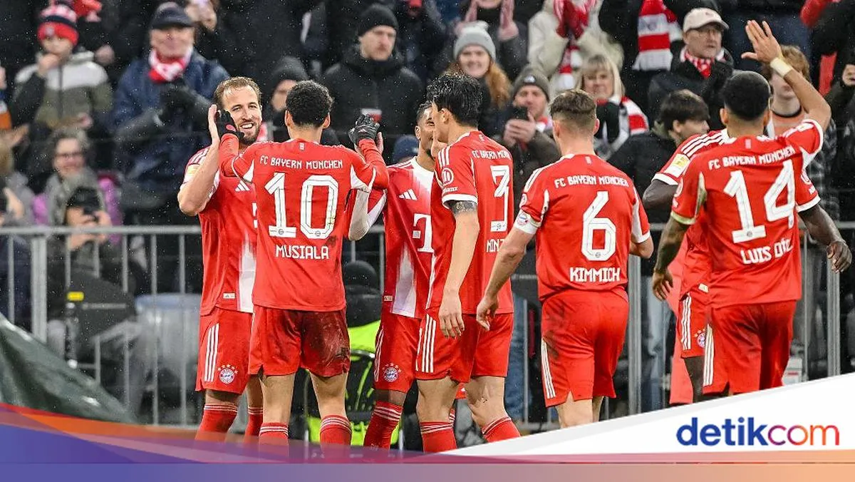 Bayern Munich Kalahkan Frankfurt 3-2, Pertahankan Puncak Klasemen