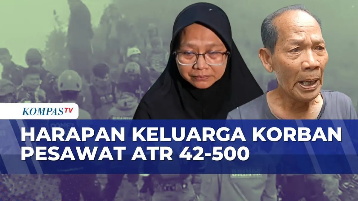 Keluarga Korban Pesawat ATR 42-500 Berdoa di Tengah Ketidakpastian