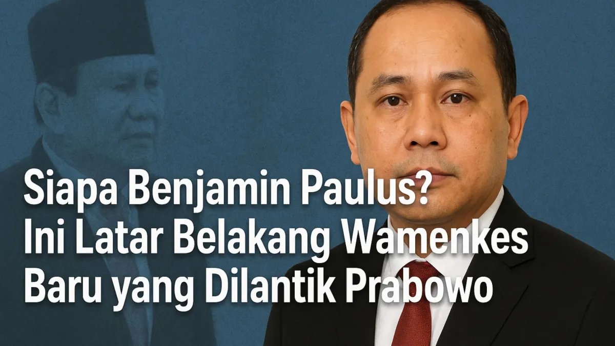 Profil Benjamin Paulus: Wakil Menteri Kesehatan yang Dilantik Prabowo Subianto