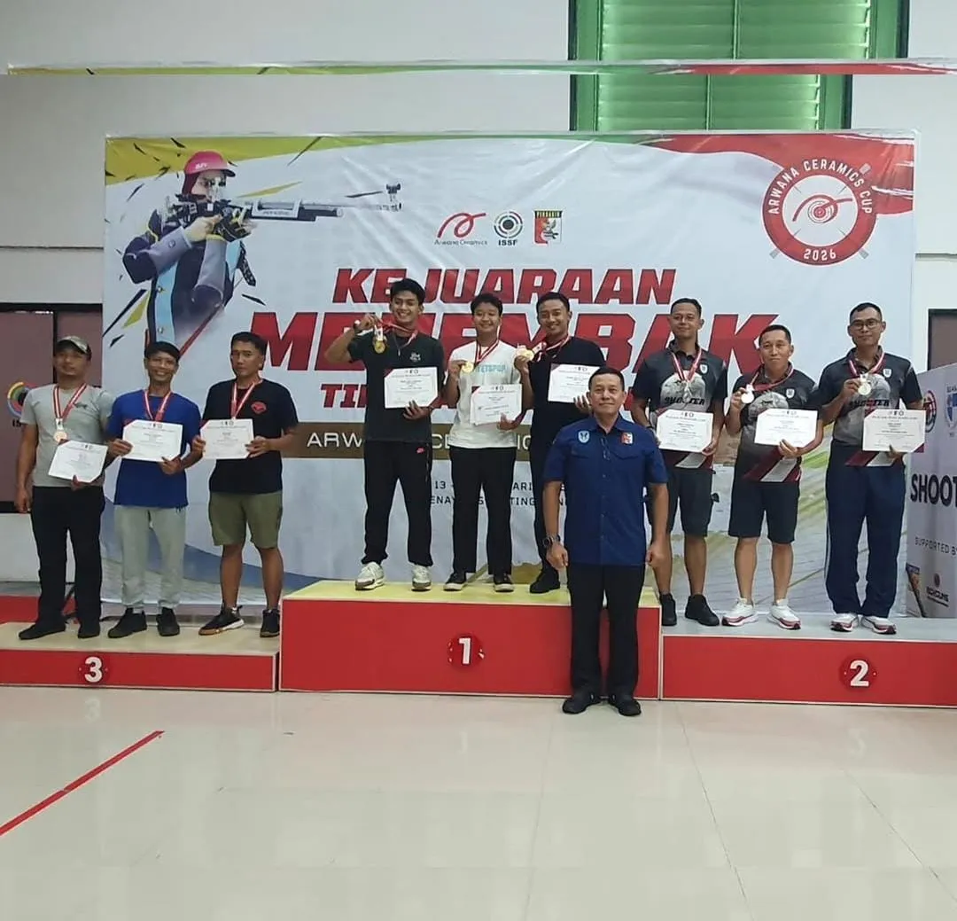 Atlet Tembak DKI Jakarta Raih 15 Medali di Arwana Ceramic Cup 2026