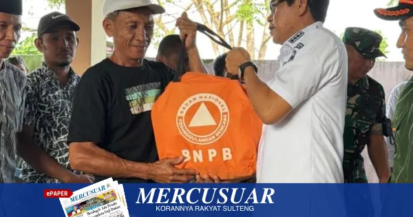 Pemkab Parigi Moutong Salurkan Bantuan Sembako untuk Korban Karhutla