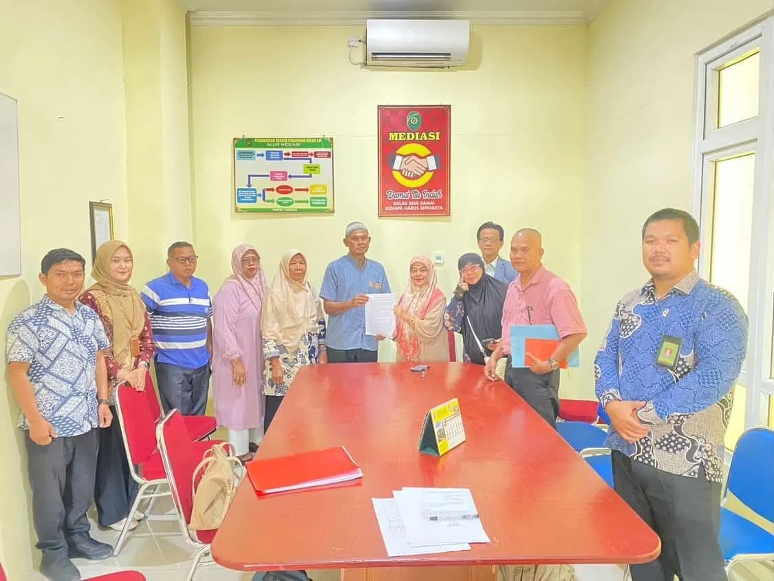 PN Pariaman Sukses Mediasi Sengketa Tanah dengan Perdamaian