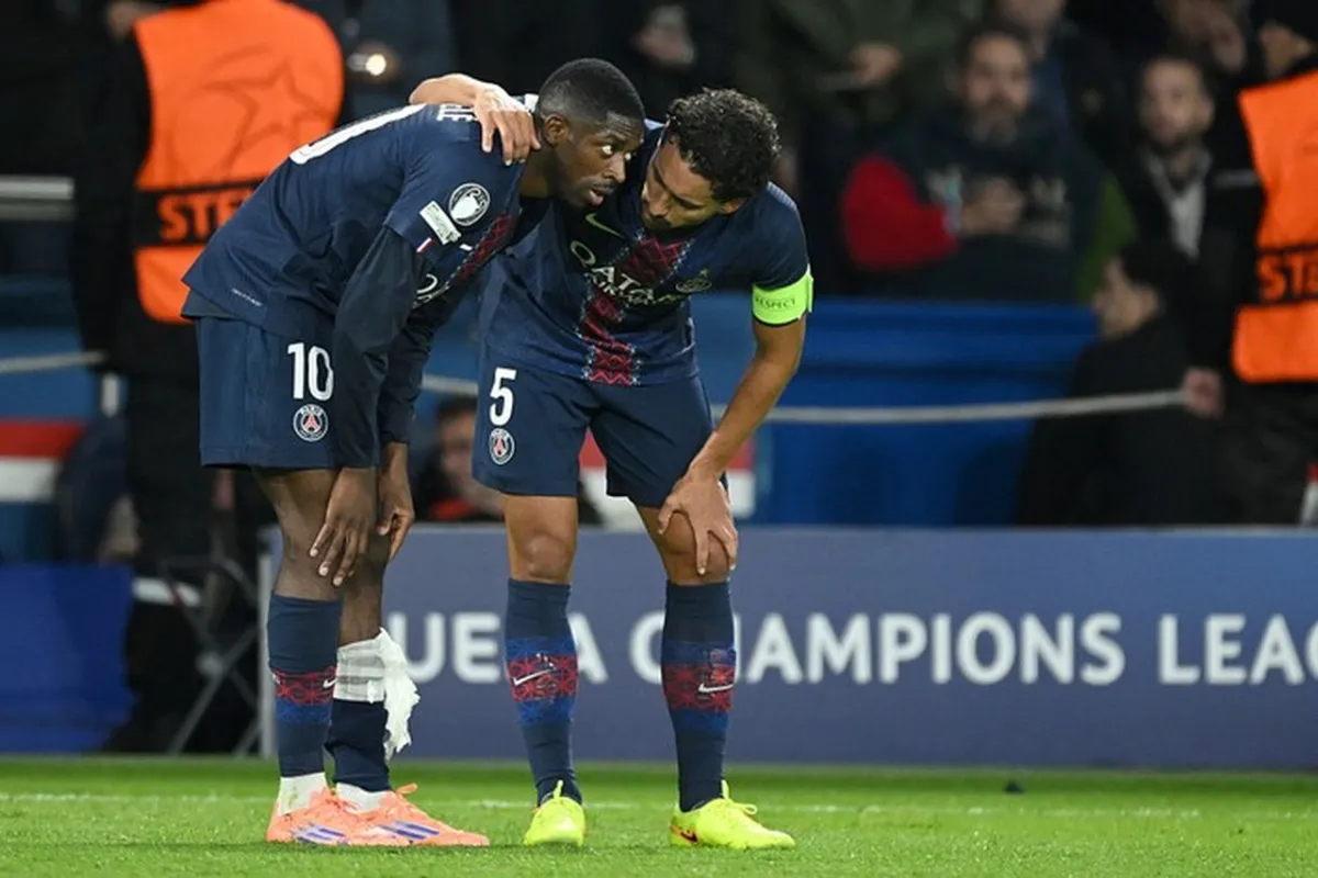 Ousmane Dembele Cedera Betis, PSG Tunggu Hasil Pemeriksaan Medis