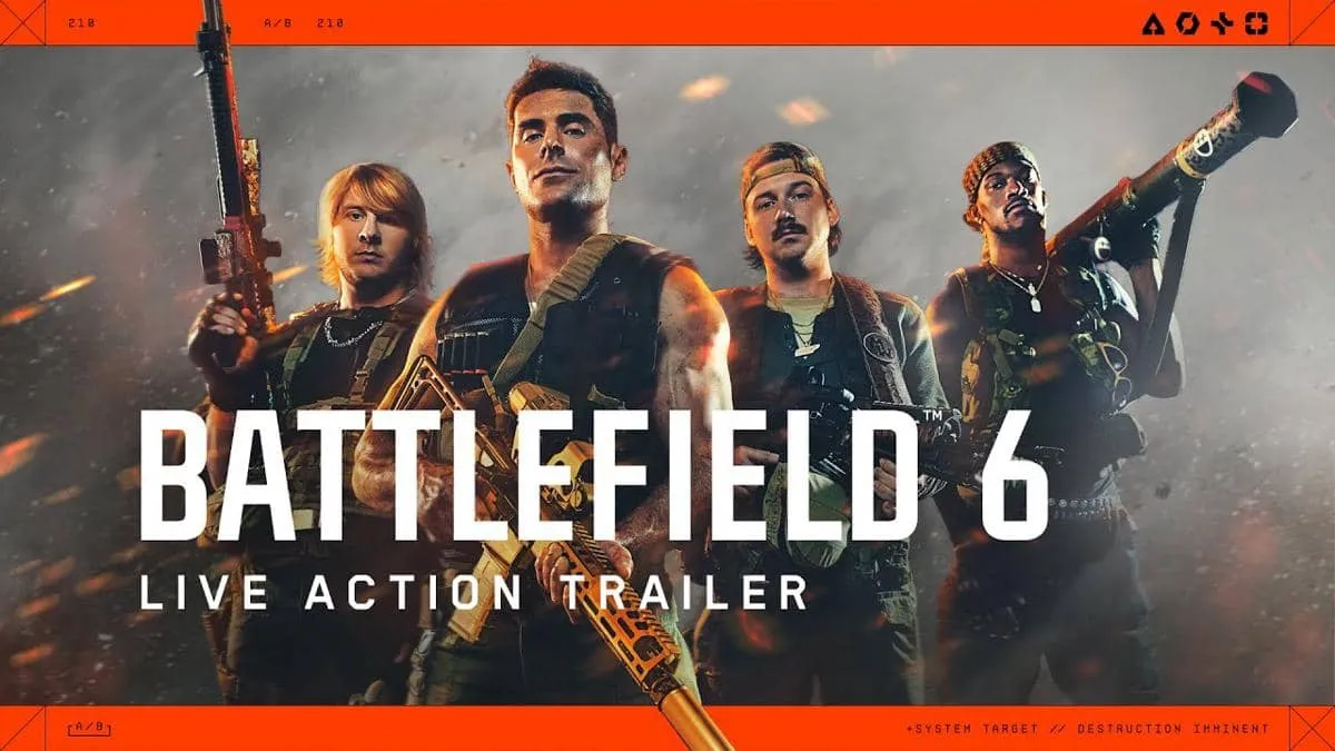 Battlefield 6 Luncurkan Trailer Parodi Call of Duty dengan Selebriti Terkenal