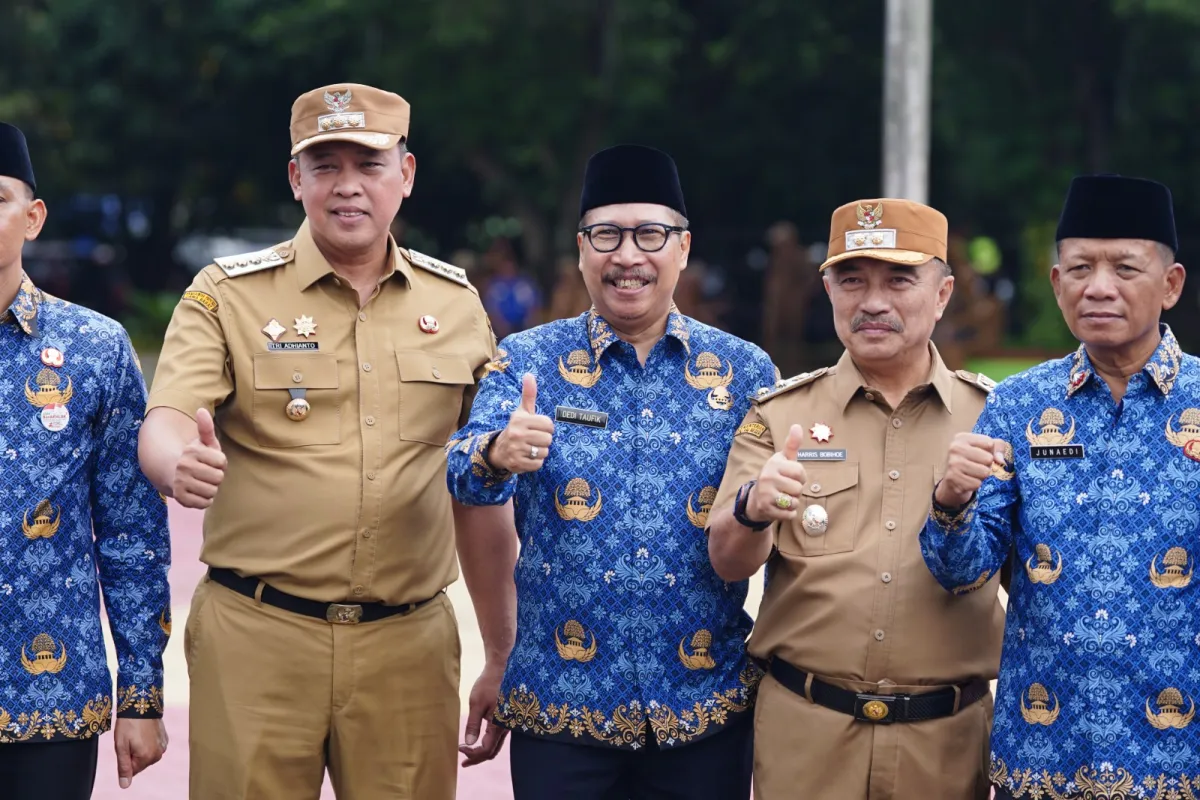 Dedi Taufik Lantik Pengurus Korpri Bekasi dengan Fokus Lima Isu Strategis