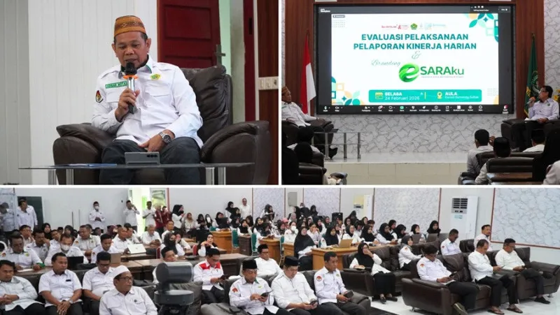 Kemenag Sulbar Tegaskan Komitmen ASN Melalui Evaluasi e-SARAku