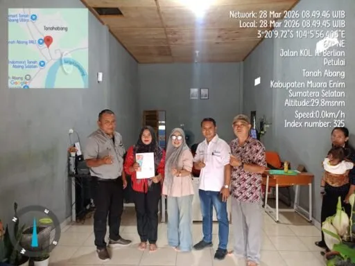 Kepala Dinas Sosial PALI Monitoring Penyaluran Bantuan Program Keluarga Harapan