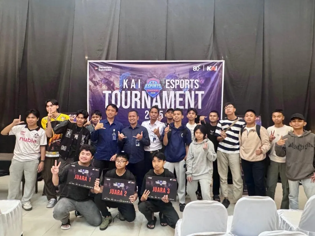Tim Divre II Sumbar Juara 1 Nasional E-Sport MLBB HUT ke-80 KAI