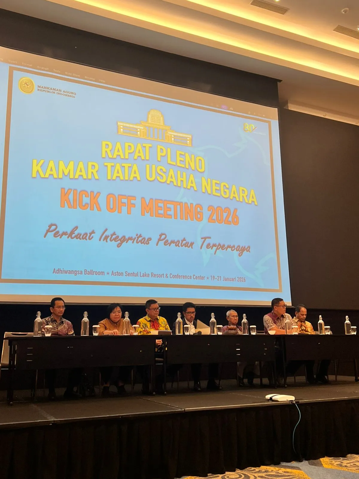 Rapat Pleno Kamar Tata Usaha Negara 2026 Tekankan Pentingnya Integritas
