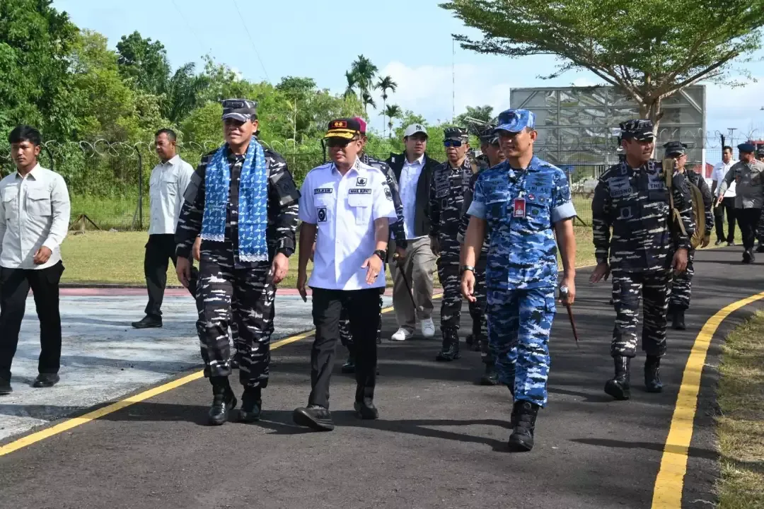 Kasal Tinjau Lokasi Pembangunan Yonif 17 Marinir di Belitung untuk Perkuat Pertahanan