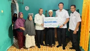 BPJS Ketenagakerjaan Serahkan Santunan Kematian Nelayan Diterkam Buaya di Bintan