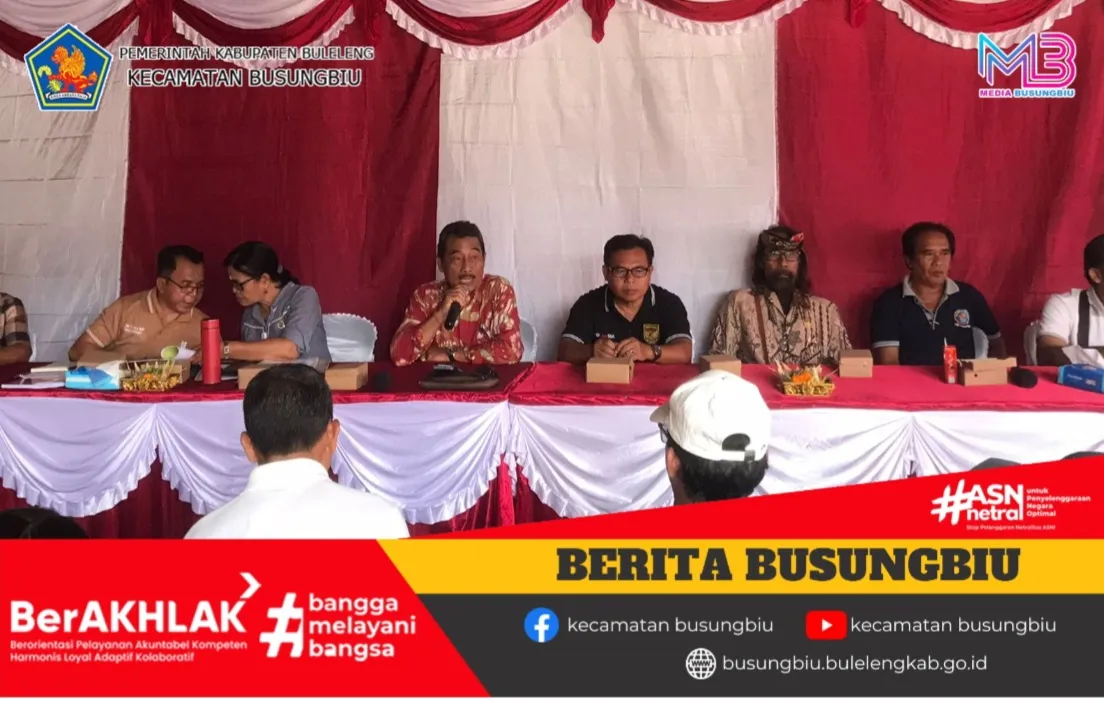 Musdes Penyampaian LPJ BUMDesa Mandala Parahita di Desa Tinggarsari