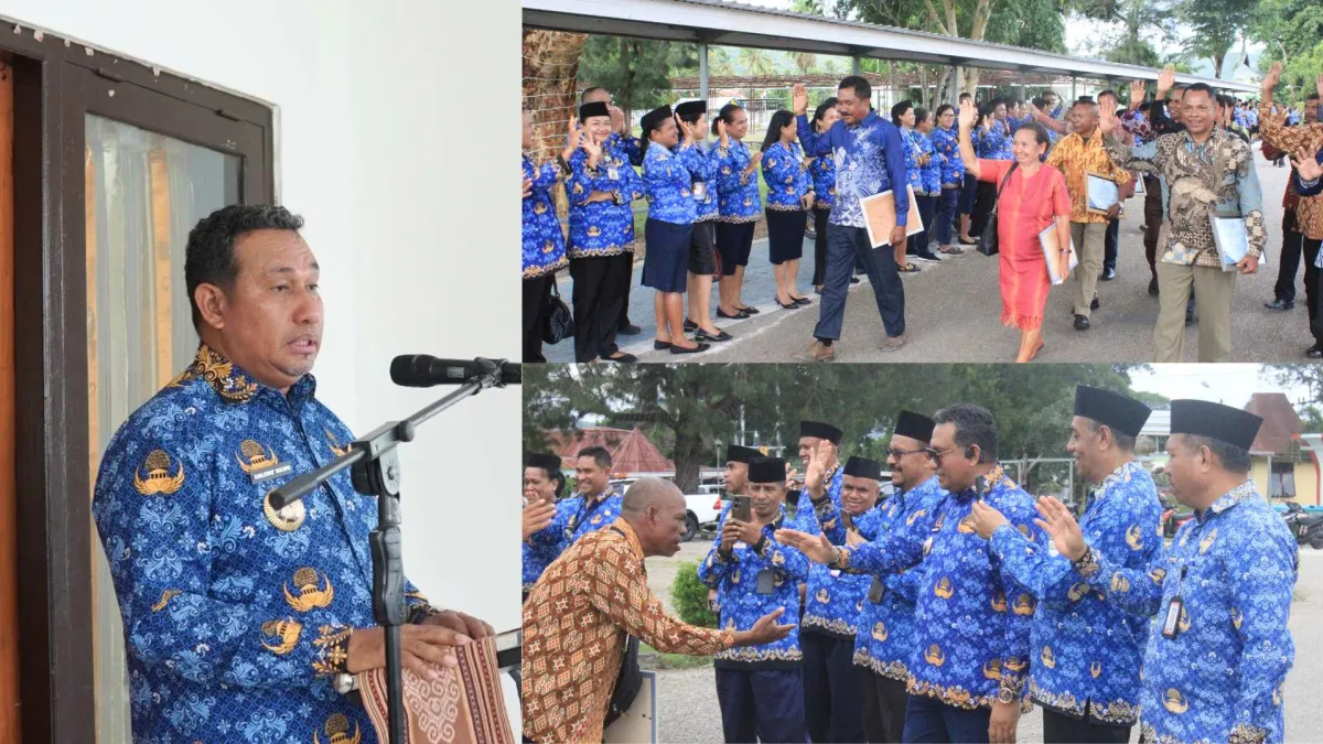 Pelepasan ASN Purna Bakti di TTU Dihiasi Puisi dan Tradisi Penghormatan