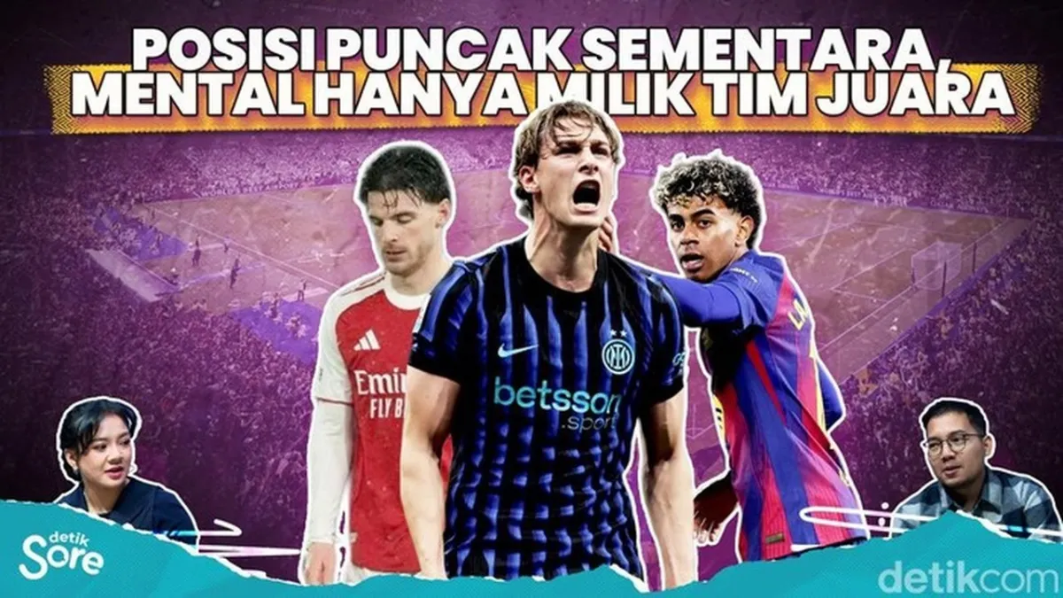 Arsenal dan Barcelona Terancam, Inter Milan Kokoh di Puncak Klasemen
