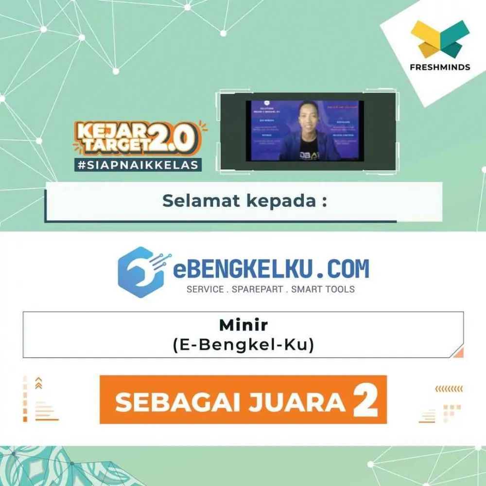 Minir Sukses Raih Juara 2 Nasional di Kejar Target 2.0 FRISHMIND INDONESIA