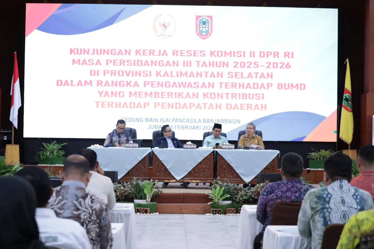 DPR RI Awasi Kinerja BUMD di Kalimantan Selatan