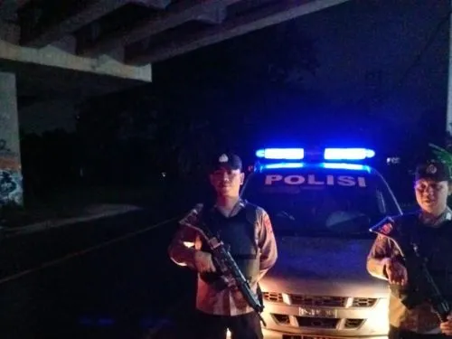 Polsek Tegineneng Perkuat Patroli Malam Jaga Keamanan Selama Ramadhan