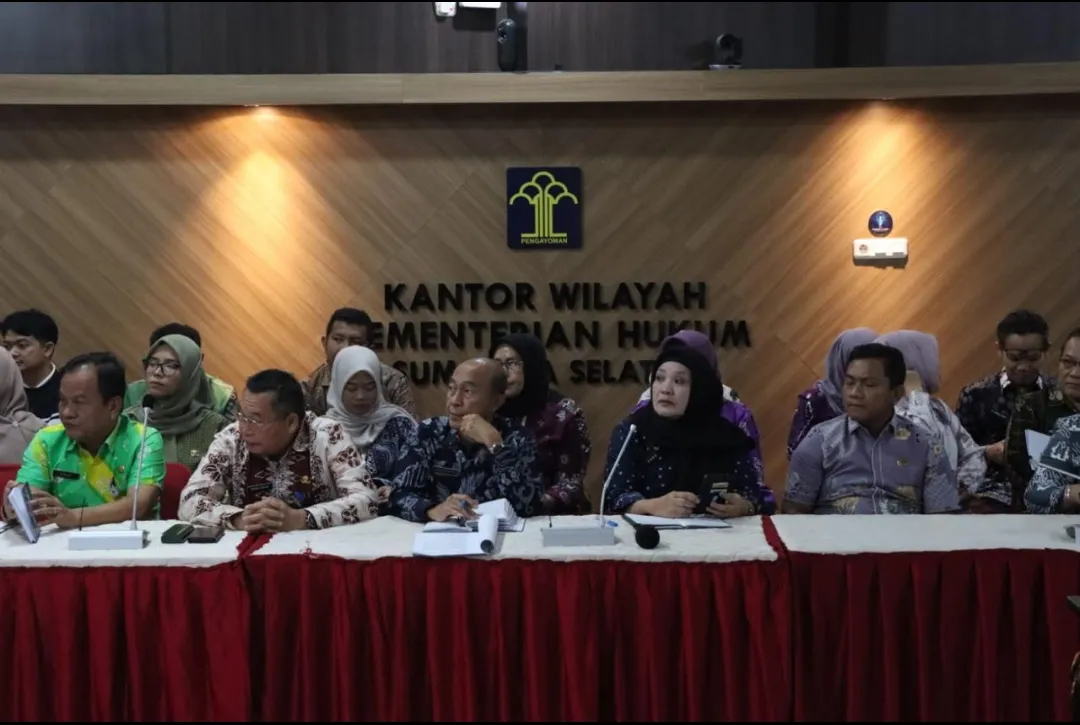 Kemenkum Sumsel Harmonisasi Tiga Raperkada Muara Enim untuk Peningkatan Layanan Publik