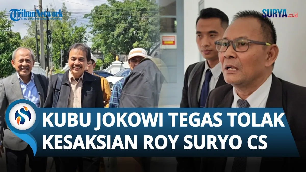Jokowi Tolak Kesaksian Ahli dalam Sidang Gugatan Ijazah Palsu