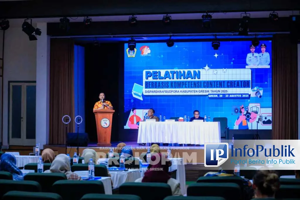 Bupati Gresik Luncurkan Pelatihan Konten Kreator Bersertifikat BNSP