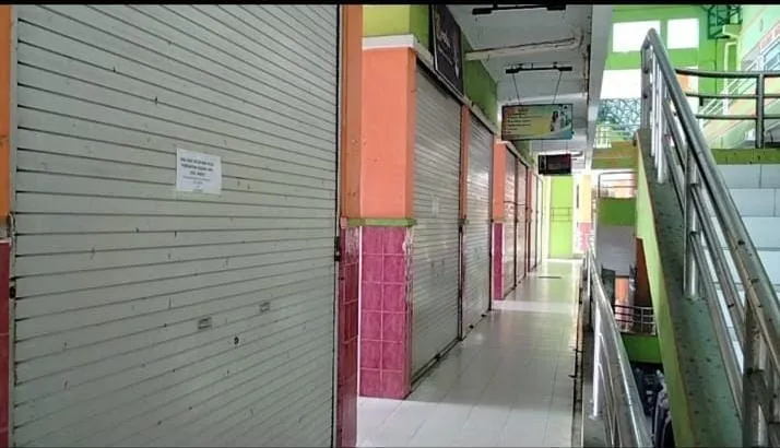 Pemkab Kobar Tarik 96 Kios Tak Terpakai di Pasar Indra Kencana