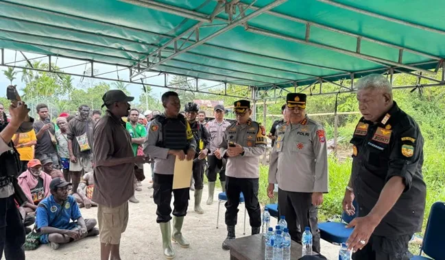 Kapolda dan Bupati Tinjau Konflik Tapal Batas di Kapiraya, Serukan Kondusivitas