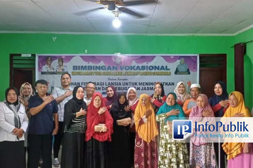 Dinkes Gorontalo Gelar Senam dan Edukasi Hidup Sehat untuk Lansia