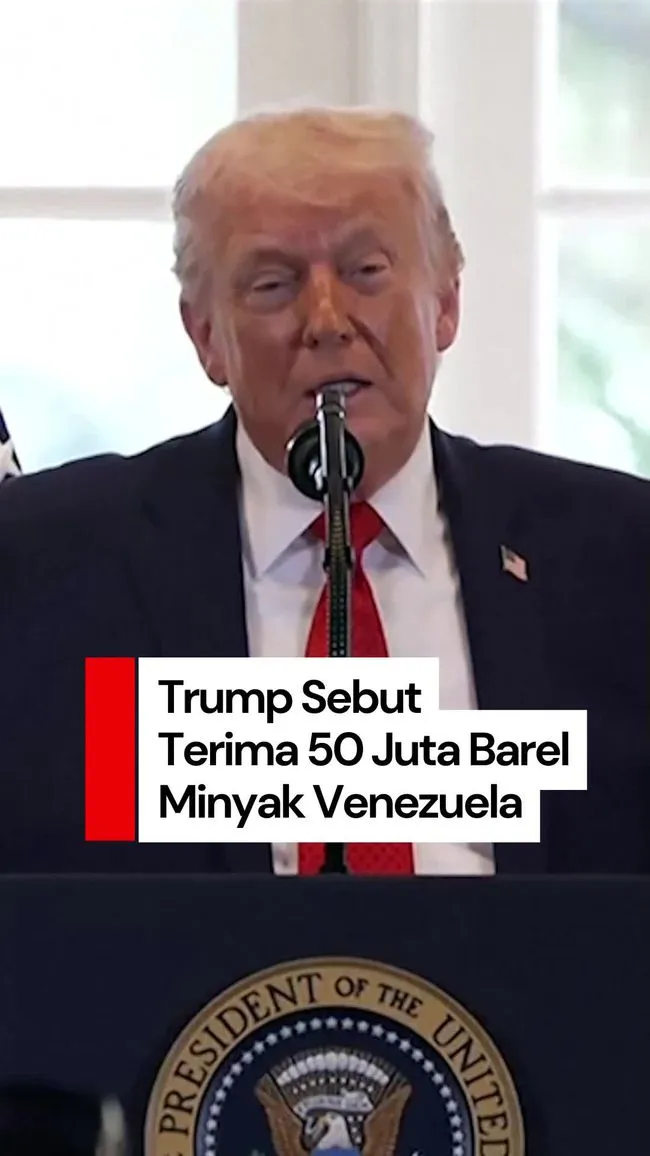 Donald Trump Mengklaim Menerima 50 Juta Barel Minyak dari Venezuela