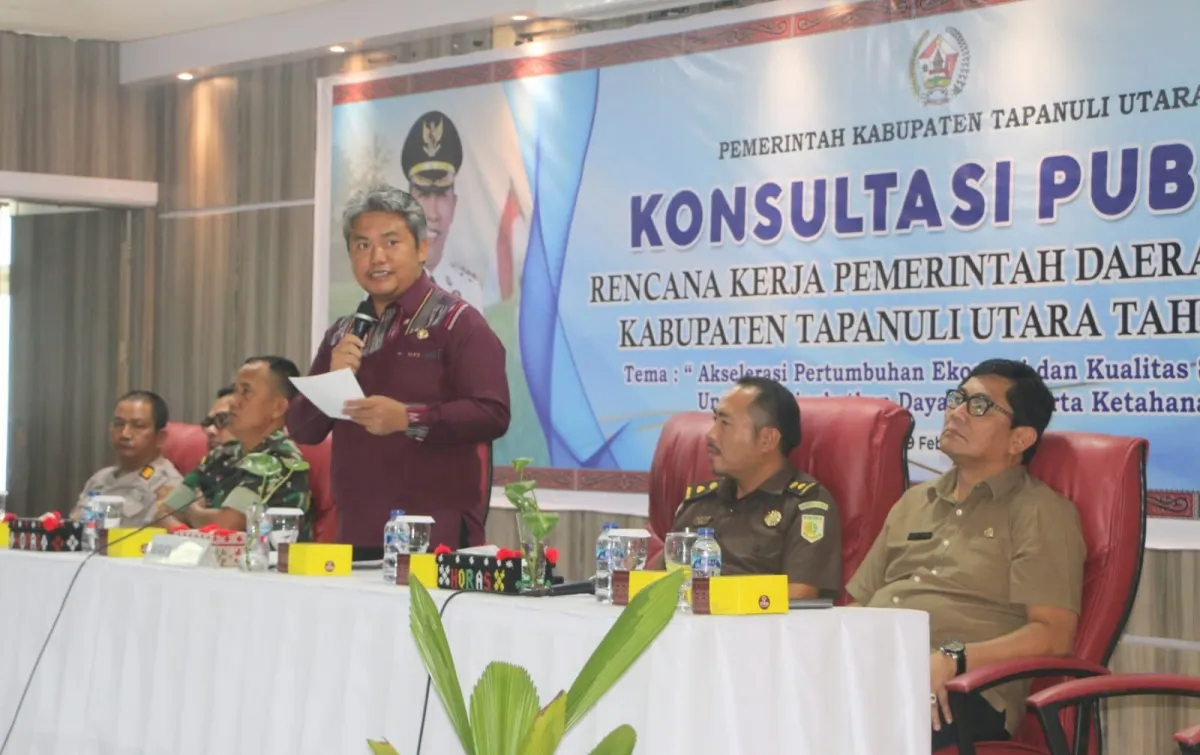 Pemkab Tapanuli Utara Gelar Konsultasi Publik untuk Penyusunan Peta Jalan Pembangunan 2027