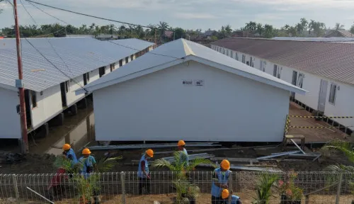 Waskita Karya dan Kementerian PU Selesaikan Pembangunan Huntara di Aceh Utara