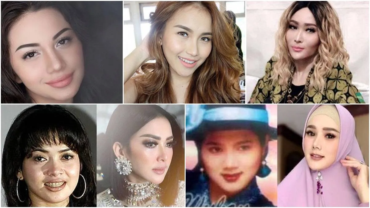 Transformasi Wajah Lima Artis Indonesia: Dari Biasa Menjadi Mempesona