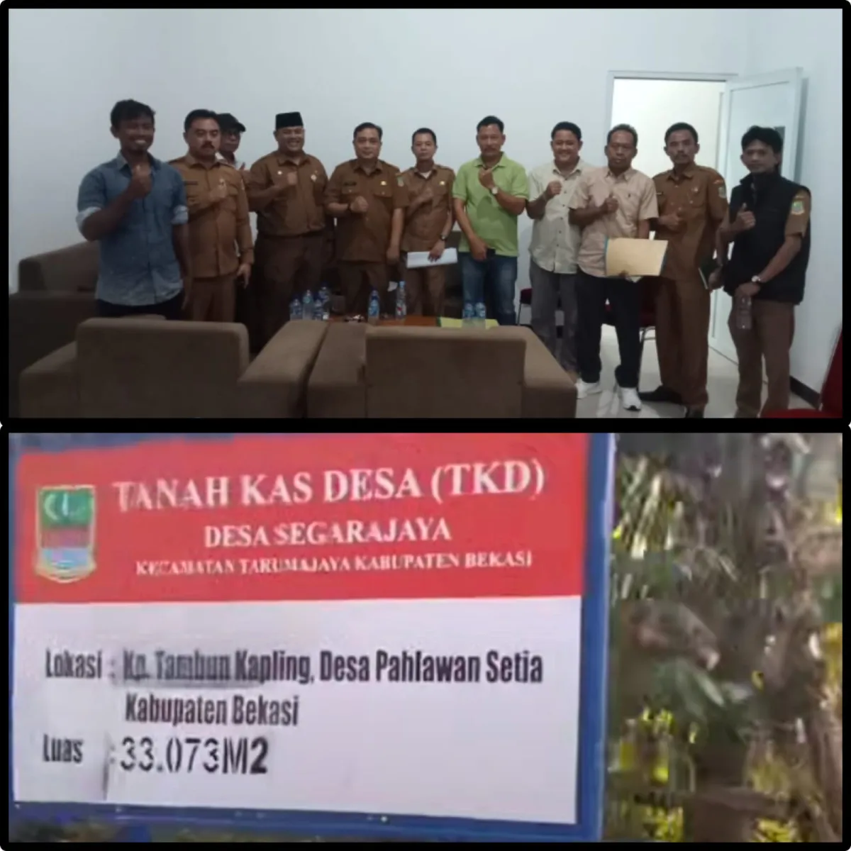 Warga Kapling Gandrung Desak Pemdes Segara Jaya Tunjukkan Legalitas Lahan yang Diklaim sebagai Aset