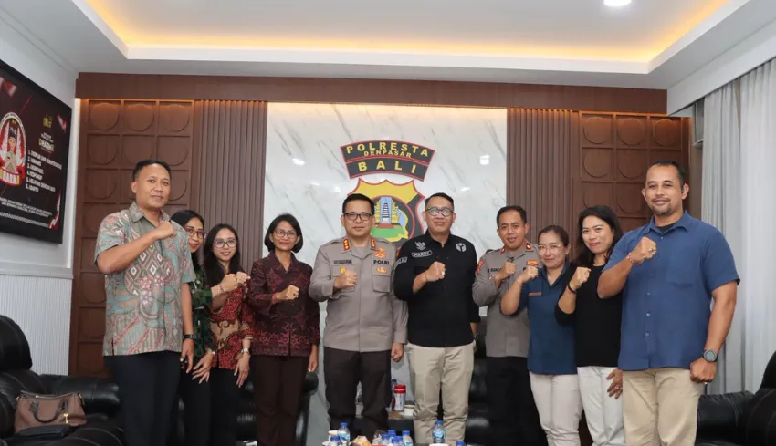 KPU dan Bawaslu Denpasar Perkuat Kerja Sama dengan Polresta Jelang Pemilu
