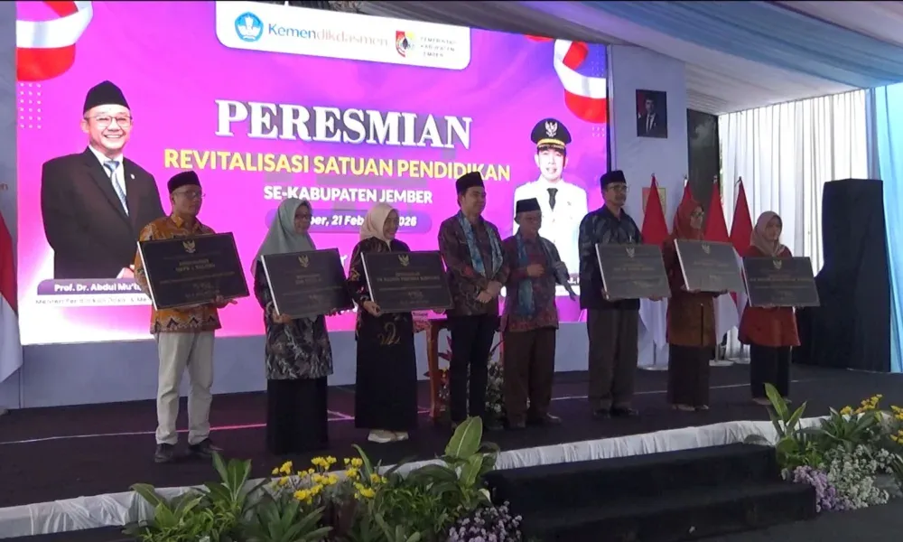 Mendikdasmen Resmikan 124 Sekolah Revitalisasi di Jember, Pemkab Usulkan 300 Sekolah Baru