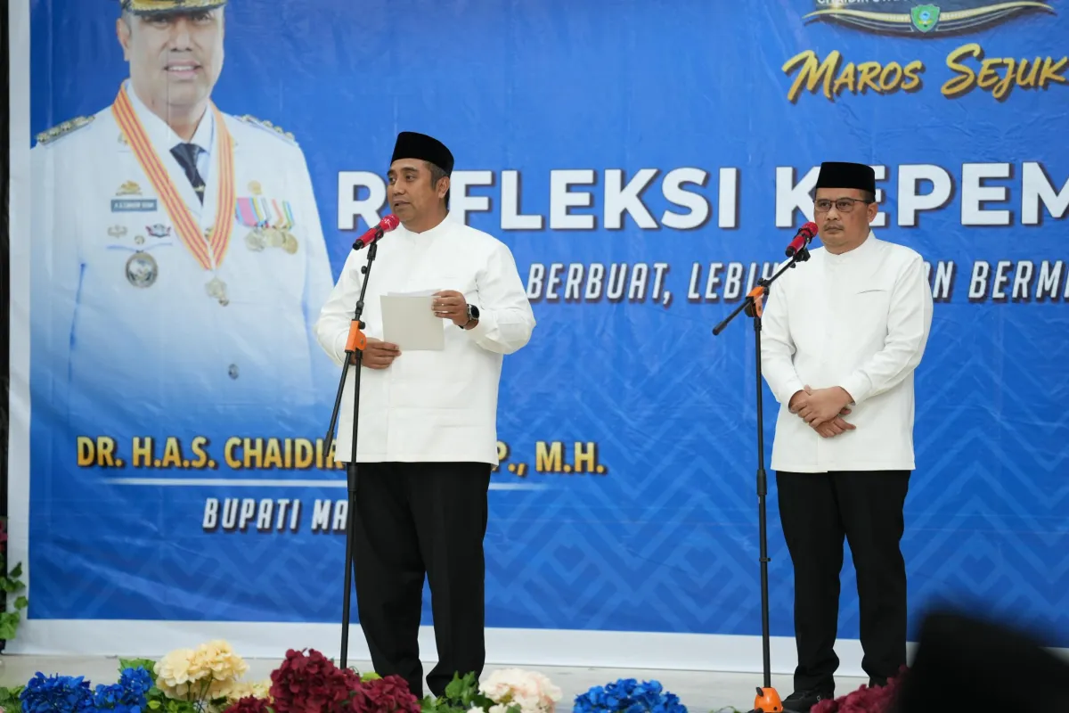 Refleksi Satu Tahun Kepemimpinan Bupati Maros, AS Chaidir Syam dan Muetazim Mansyur