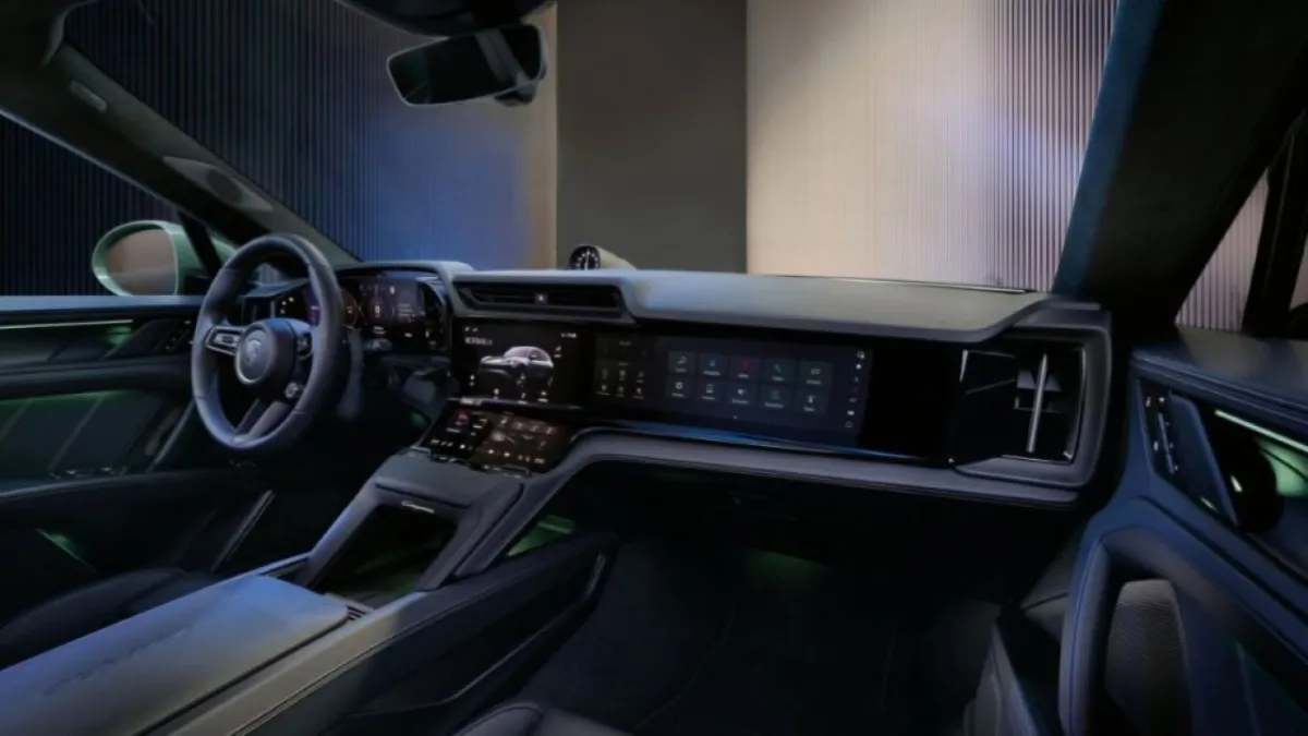 Porsche Perkenalkan Interior Futuristis Cayenne Electric dengan Fokus Pengemudi