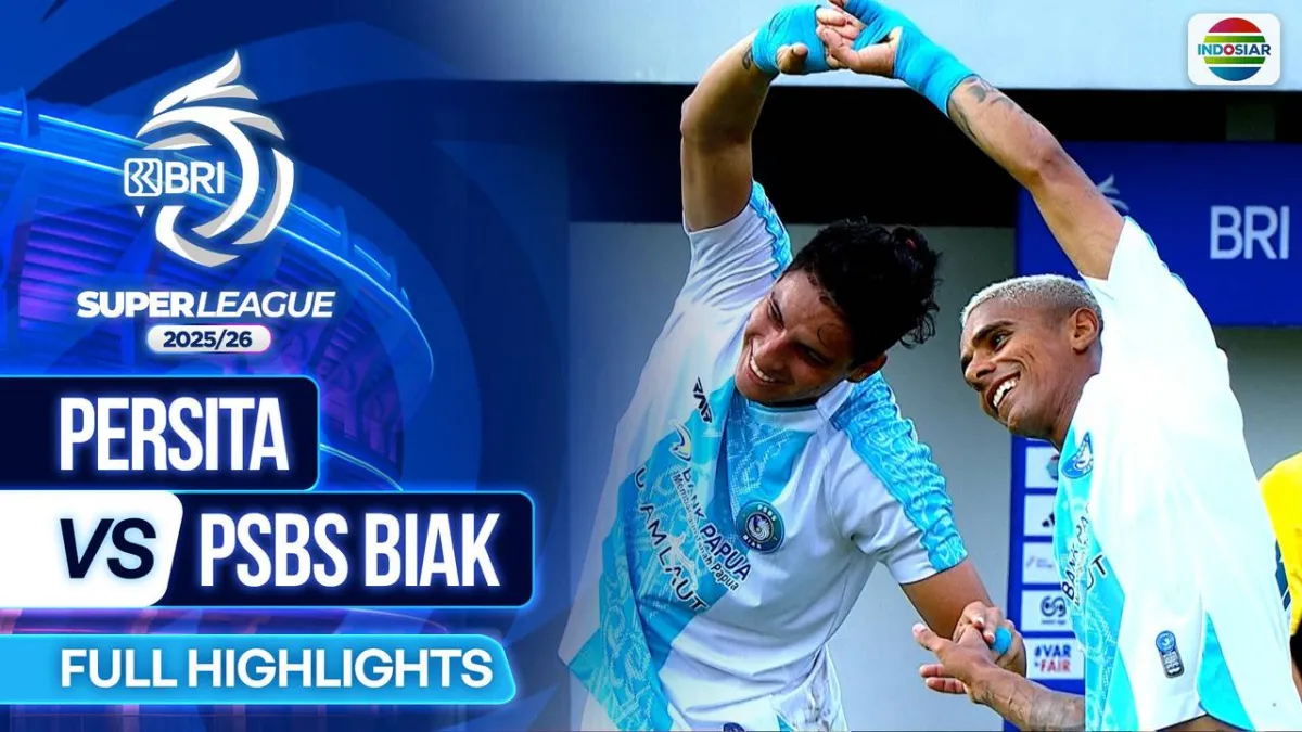 Persita Kalahkan PSBS Biak 2-1 dalam BRI Super League 2025/26