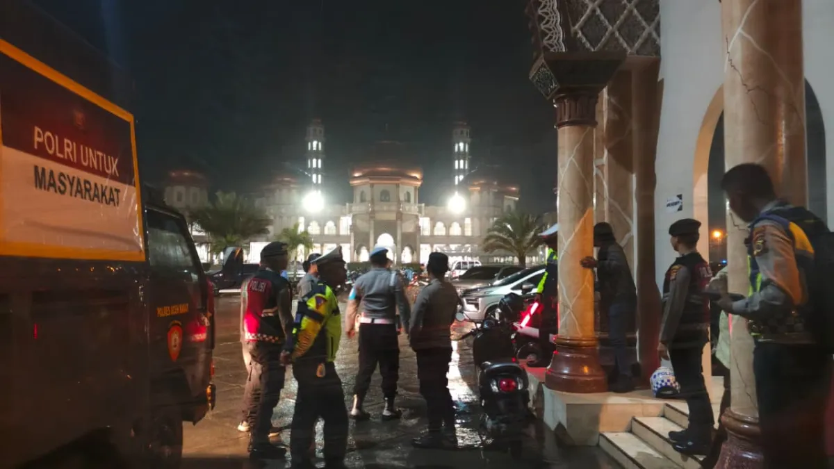 Polres Aceh Barat Amankan Malam Pertama Tarawih Ramadan