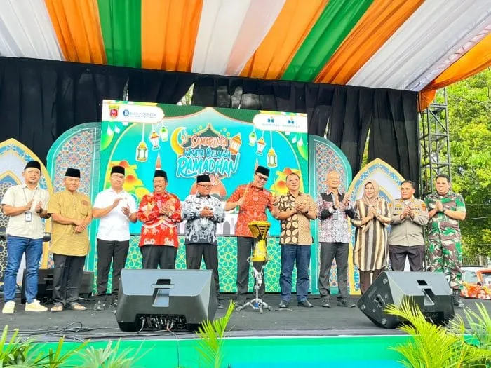 Pembukaan Wisata Belanja Ramadan 2026 di Samarinda Diresmikan Wali Kota
