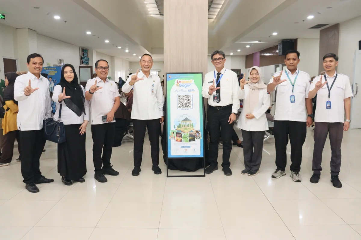 Peresmian Spot Baca Digital di Poliklinik RSUD Kota Bogor Tingkatkan Akses Literasi