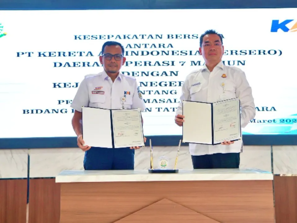 KAI Daop 7 Madiun Jalin Kerja Sama Hukum dengan Kejari Blitar