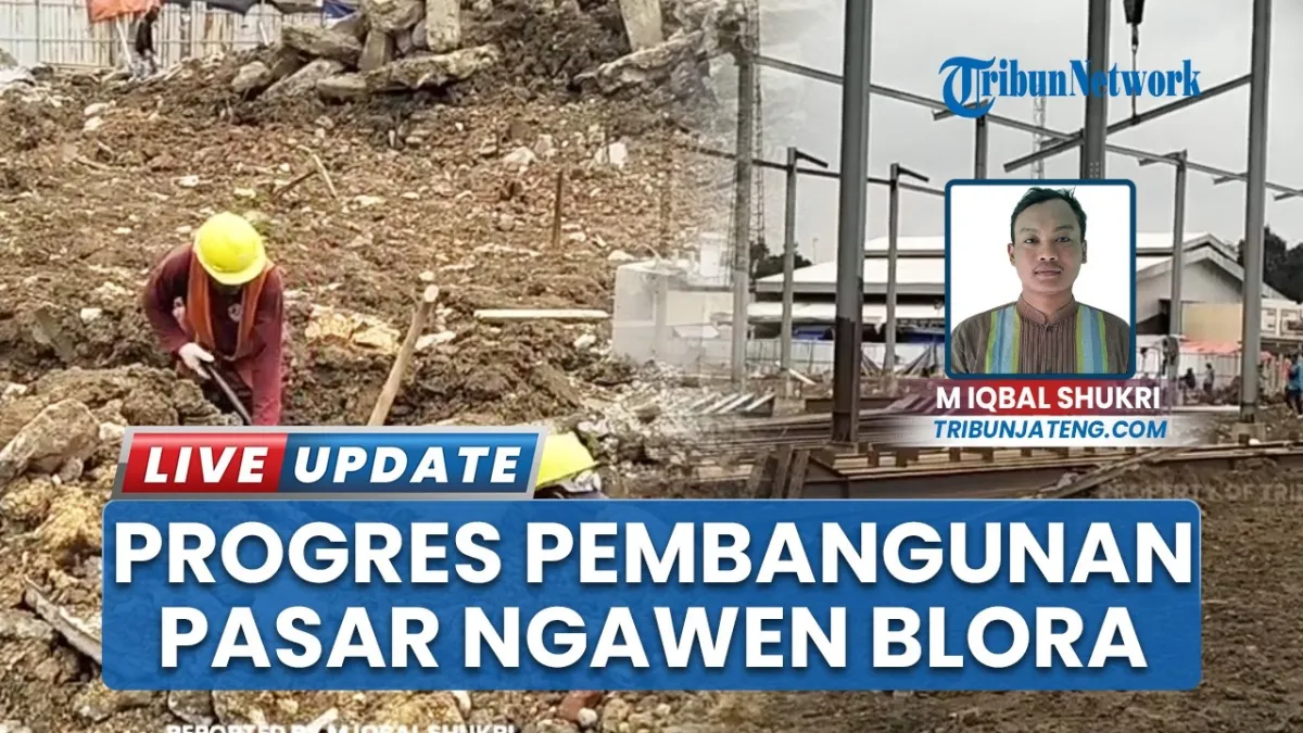 Pembangunan Pasar Ngawen Blora Baru Capai 16 Persen, Kontraktor Yakin Tepat Waktu